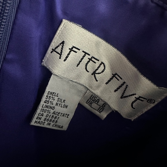 Vtg Silk Blend Punk Retro Lace Beaded Sequin Tulle Whimsygoth Grunge Party Dress - Picture 9 of 9